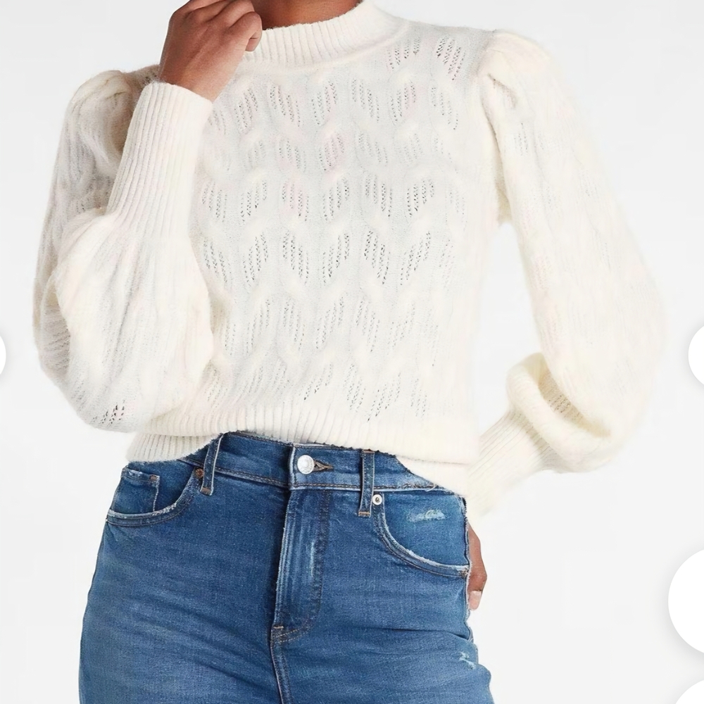 Express Women's Cream Sweater